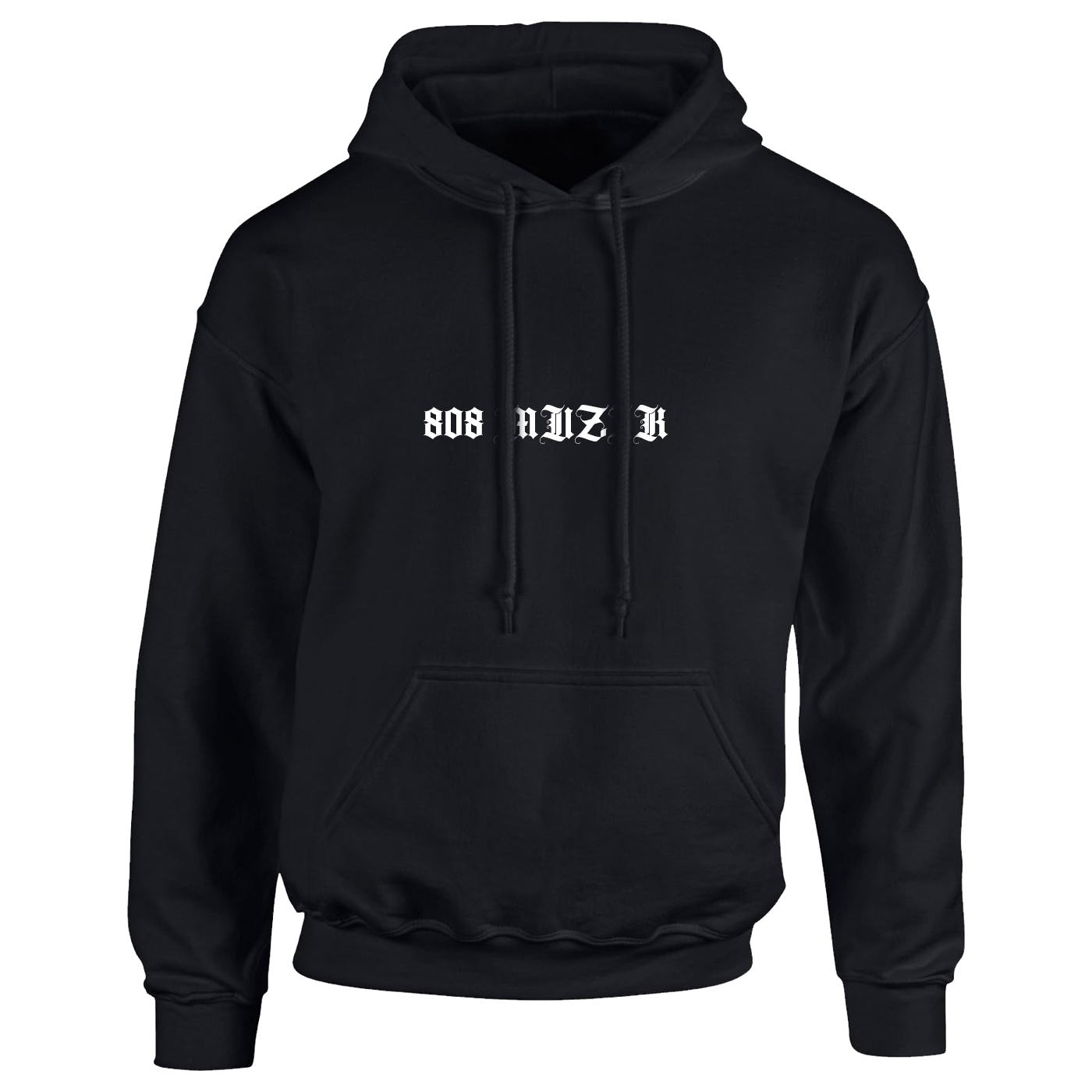 Bild von '808 Muzik Old English' - HOODY [schwarz]